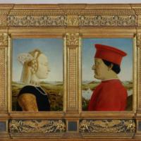 Portraits of Federico da Montefeltro and Battista Sforza (Triumphs of Fame &amp; Chastity on reverse)
