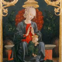 Madonna and Child in a Garden